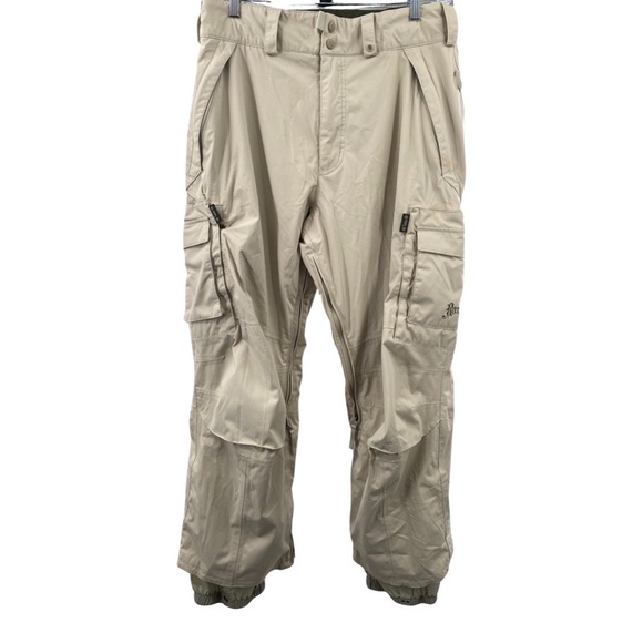 Burton Pants Burton Ronin Snowboard Ski Khaki Cargo Pants Size